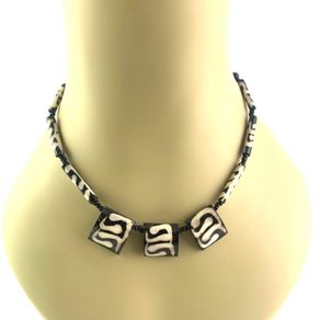 Vintage Tribal Geometric Choker Necklace