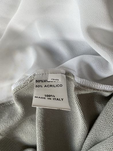 jumper Bnwt peruzzi jumper size 38 grey jumper with chiffon detail