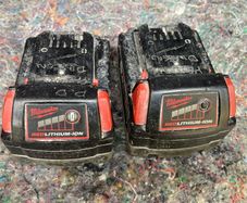 Milwaukee M18 5AH batteries x2