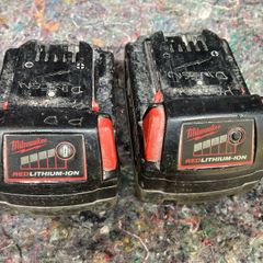 Milwaukee M18 5AH batteries x2