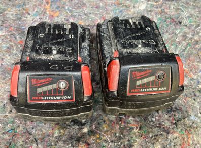 Milwaukee M18 5AH batteries x2