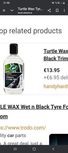 Car  tyre gel 300ml