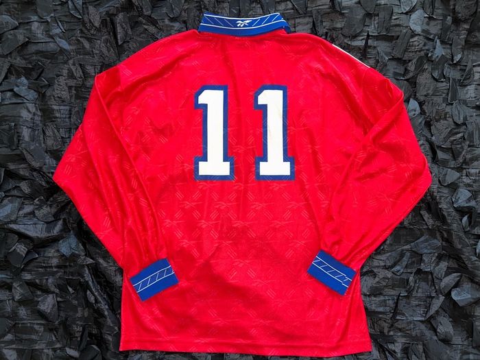 Chile Reebok Football long sleeve Jersey Shirt 1997 1998 1999 L Original Salas