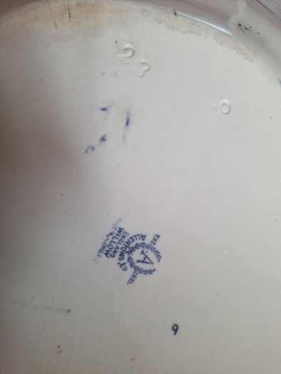 Antique Allertons Small Willow Platter