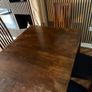 Extendable Dark Wood Dining Table and Chairs Upcycling / DIY Project Image 4