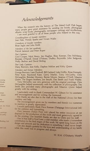A Century Of Golf On The Island: A History Of The Island Golf Club (hardback) by William R.M. O'Doherty Murphy