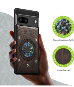 Carveit Designer Wooden Case- Google Pixel 7 (Viking-Blackwood)