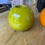 Green and orange tea light holder Image 2