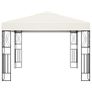 Gazebo 3x3 m Cream Fabric Image 2