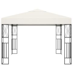 Gazebo 3x3 m Cream Fabric