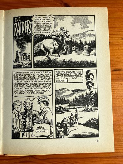 Vintage annual: 'Hawkeye And The Last of the Mohicans'