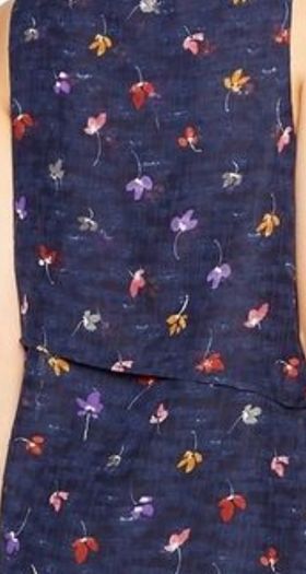 PLUS SIZE (22) John Rocha Navy Floral Top. New