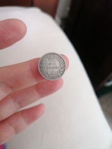 1874 Great Britain Silver Sixpence Coin