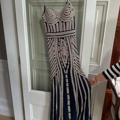 Embellished Evening Formal Gown Maxi Dress