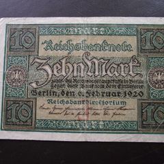 Germany. Reichsbanknote. 10 Mark (6.2.1920)