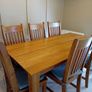 Oak table & 6 chairs Image 2