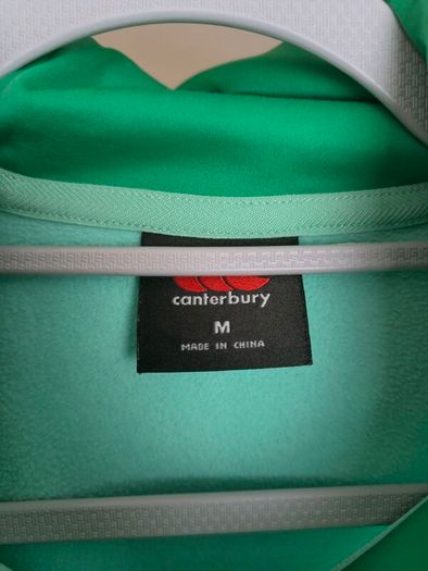 2025/26 Light green Canterbury IRFU Ireland Rugby half-zip training hoodie