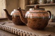 vintage teapots x 2