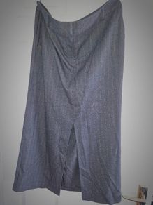 Rita Ora Grey/white Stripe Long Skirt. Size 14. New