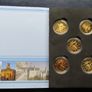 Germany 2 euro complete set 2010 Uncirculated Bremen coins UNC 24 karat Gold plated Image 2