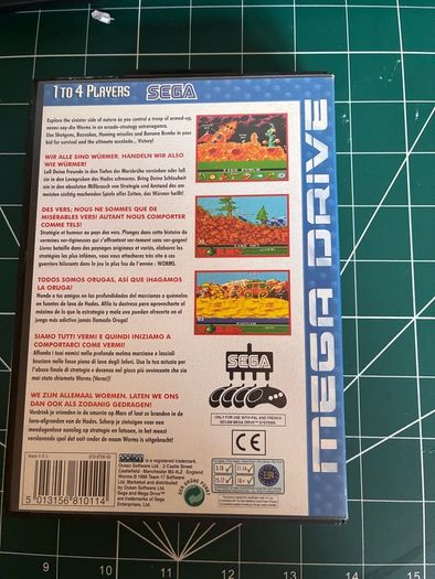 Worms Sega Megadrive