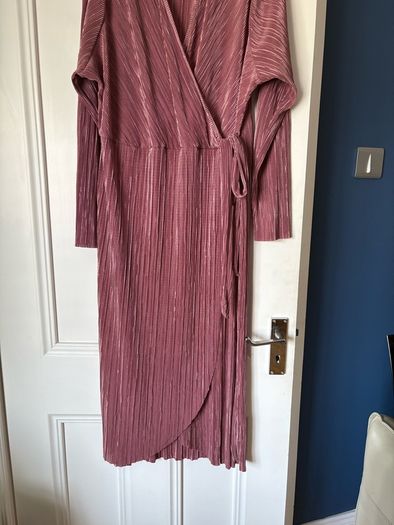 blush coloured dress