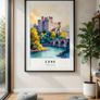 Cork Wall Art print, Travel Art Poster Image 5