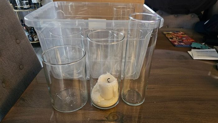 Pillar Candle Jars & Battery LED candles