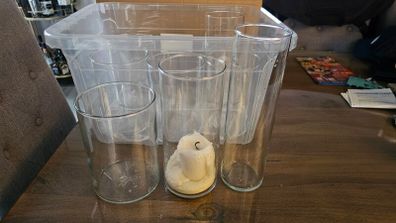 Pillar Candle Jars & Battery LED candles