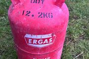 Clean empty gas cylinder