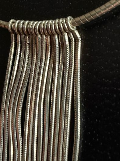 silver necklace