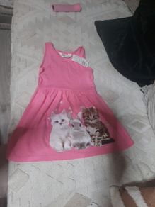 girls pink dress from h&m