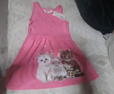 girls pink dress from h&m