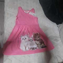 girls pink dress from h&m
