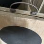 New XL 75cm x 50cm rustic free standing chalkboard sign with carry handle Image 5