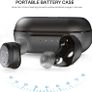 Hybrid ANC Wireless Earbuds Active Noise Cancelling Headphones Bluetooth 5.0 TWS Stereo in Ear Earphones, Immersive Sound Premium Deep Bass Built in 3 Mic Headset,Black Image 4