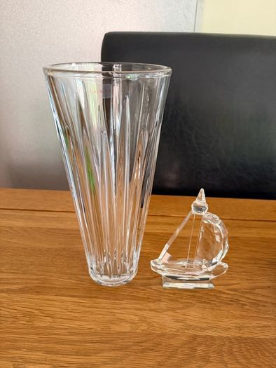 Galway crystal flower vase