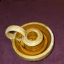 Youghal Pottery Chamberstick Candle Holder Image 3