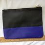 New Moss Copenhagen Twotone Leather Clutch Bag Image 2
