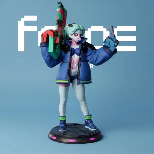 Rebecca cyberpunk edgerunners resin 3d print