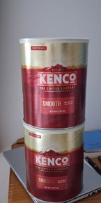 Kenco instant coffee drums