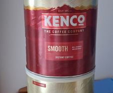 Kenco instant coffee drums