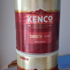 Kenco instant coffee drums