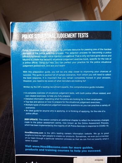 Police job assessments book