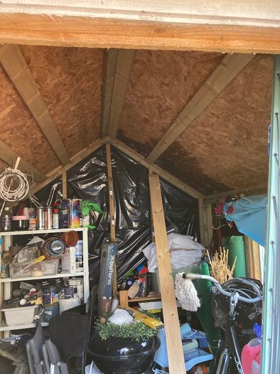 Wooden shed