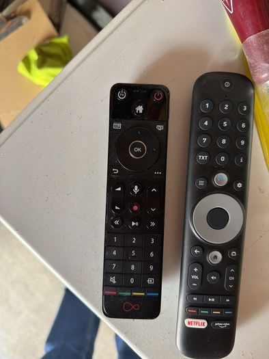 2 remote controls