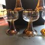 Vintage Black Tower Wine glasses Image 4