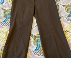 Women's Brown crop trousers, size 8