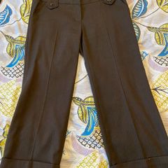 Women's Brown crop trousers, size 8