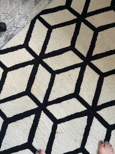 100% wool rug